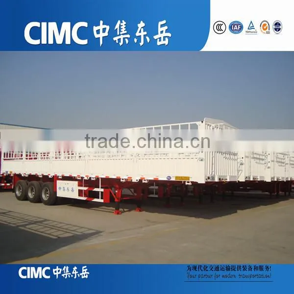 Military Tri Axles 40Ton Cargo Fence Trailer photo-4