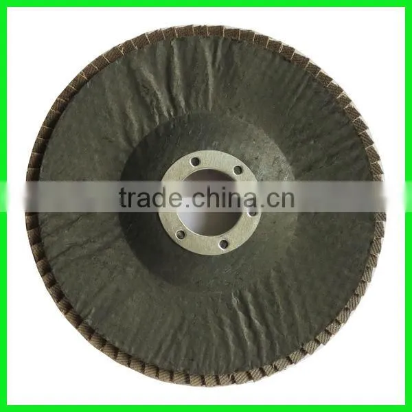 Aluminum Oxide Flap Disc With Plastic Fiber Backing For Polishing Made in China photo-2