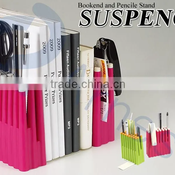 Arnest Office School Supplies Desk Organizer Books Stationery Storage Containers Cases Stands 2 Boolends Set 75636