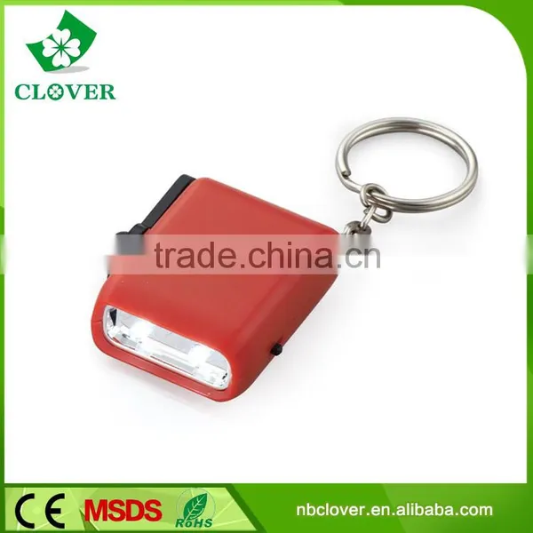 Energy-saving 2 LED Hand Crank Mini Dynamo Torch With Variety Color Flashlight photo-3