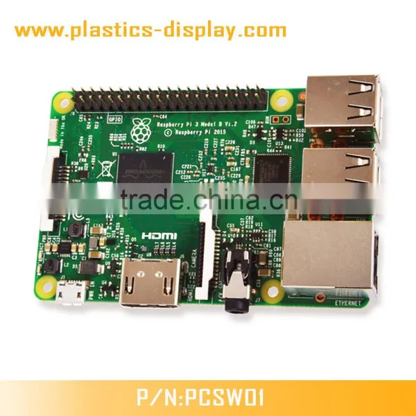 Original Raspberry Pi 3 Model B With Broadcom 1.2GHz Quad-Core ARM Cortex-A53 BCM2387 Chipset Integrated WiFi and Bluetooth4.1