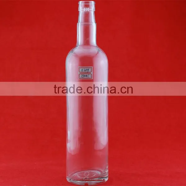 New Design Wine Bottle Wholesale Glass Bottle Size Mini Vodka Bottle