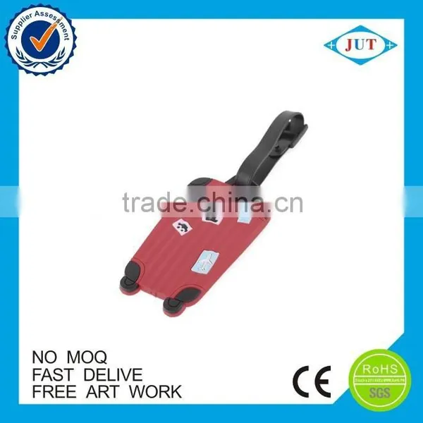 Custom Good Quality Car Shape Soft Pvc Luggage Tag