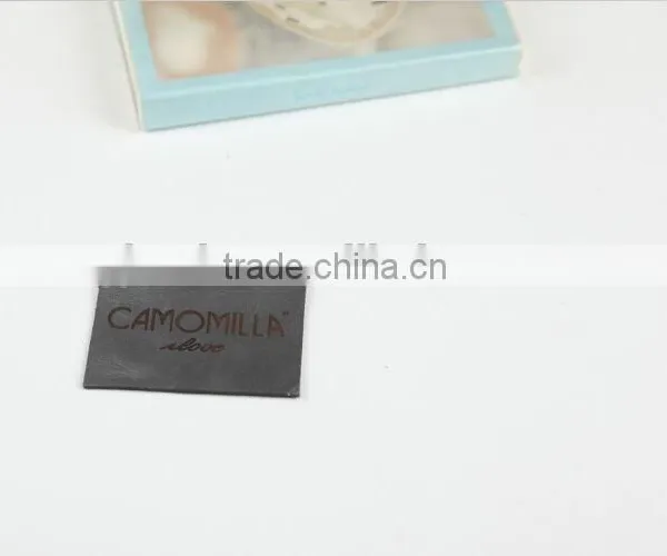 Custom Own Logo pu Leather Patch for Cap Hat photo-2
