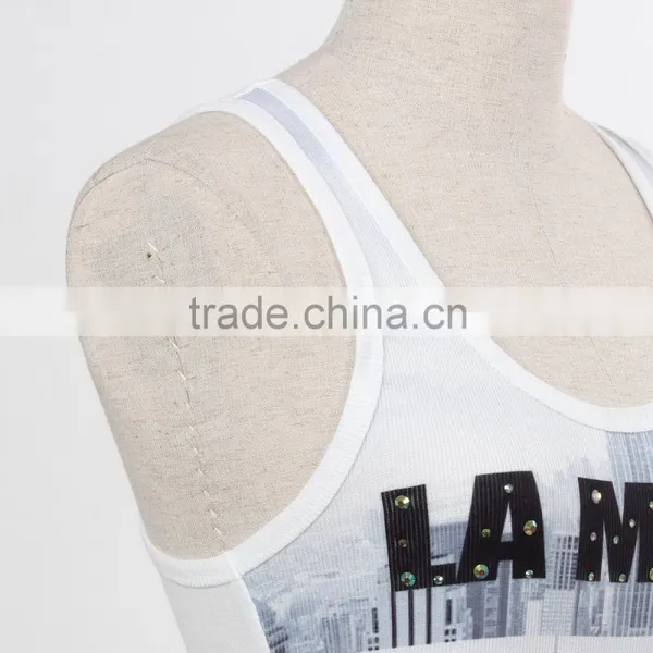 F5S15094 Tank Top Women Fitness Latest Design photo-4