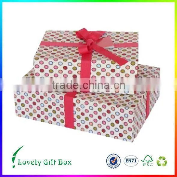 China Factory Recyclable Paper Apparel Gift Box With High Quality