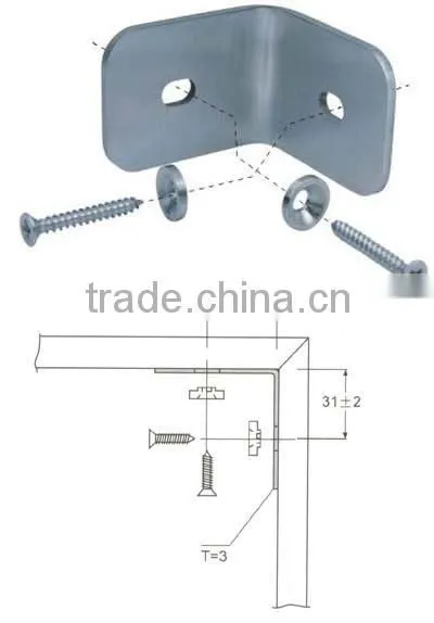 Angle Bracket/Toilet Cubicle/washroom Accessory