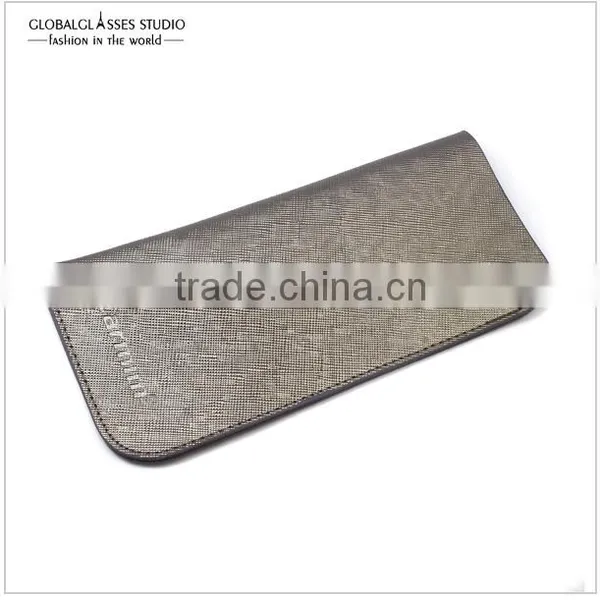 High Quality Delicate Pu Eyewear Pouch Imitate Leather Mobile Phone Bag Eyeglasses Pouch 001 photo-3