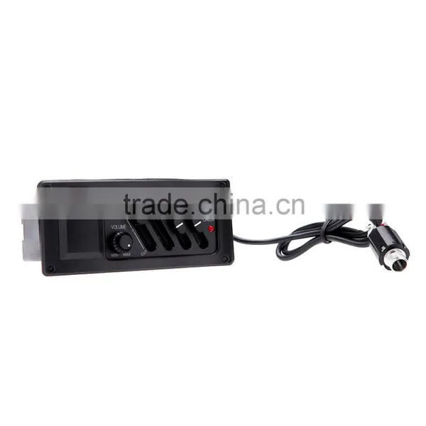 4-Band EQ Equalizer Piezo Pickup EQ-7545R Pre-Amp Acoustic Guitar Preamp Amplifier Tuner photo-5