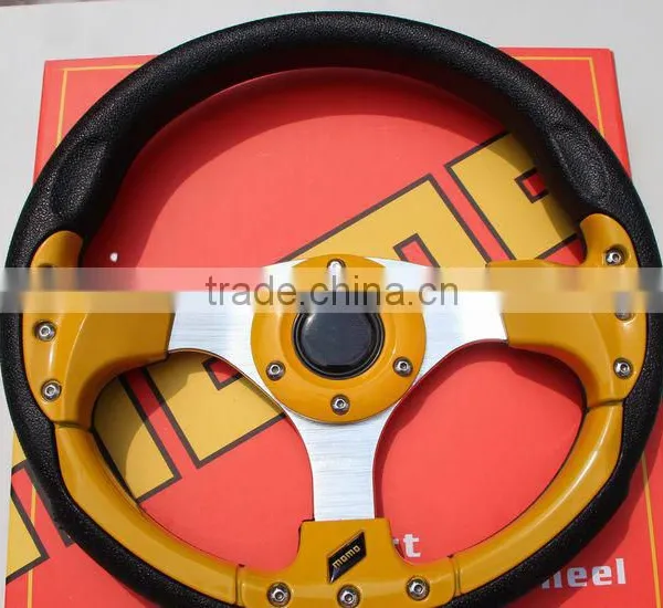 2016 Hot Sale Steering Wheel 350mm Deep Corn Drifting Steering Wheel photo-4