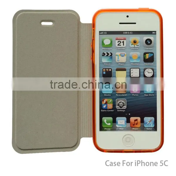 Newest Product Flip Leather Case for Iphone 5c photo-6