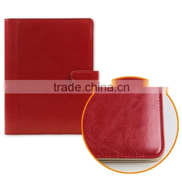 BWF- 14/15 Black /brown Leather Multi-function Manager Portfolio&a4 pu Leather Portfolio Folders&leather Portfolio Folder photo-2