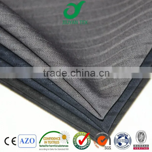 Beautiful Wool Blend Trw Stripe Weave Customized Selevdge Senior Quality Men Dress Uniform Suiting Textile Fabric Through SGS