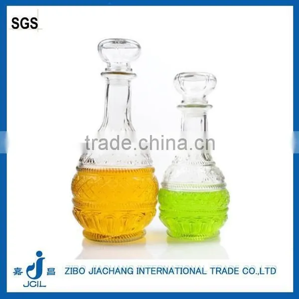 Glass Vodka Wine Bottles With Cork Lid TY42 photo-6