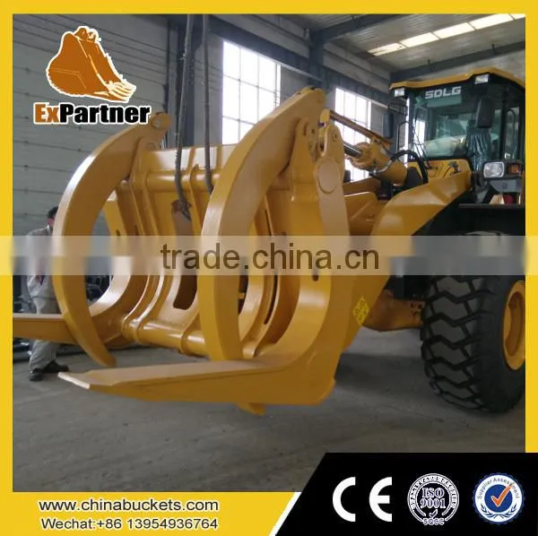 brand new timber grapple, grapple log loader from .com for SDLG wheel loader