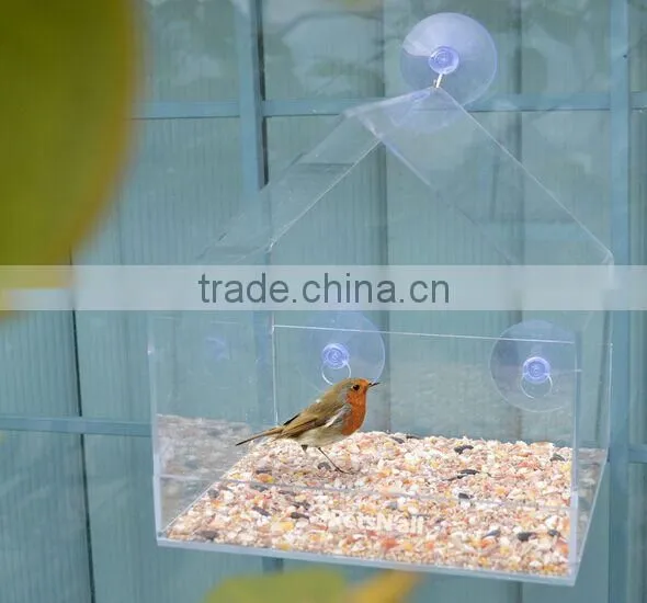 Custom Acrylic Window Bird Feeders for Window photo-4