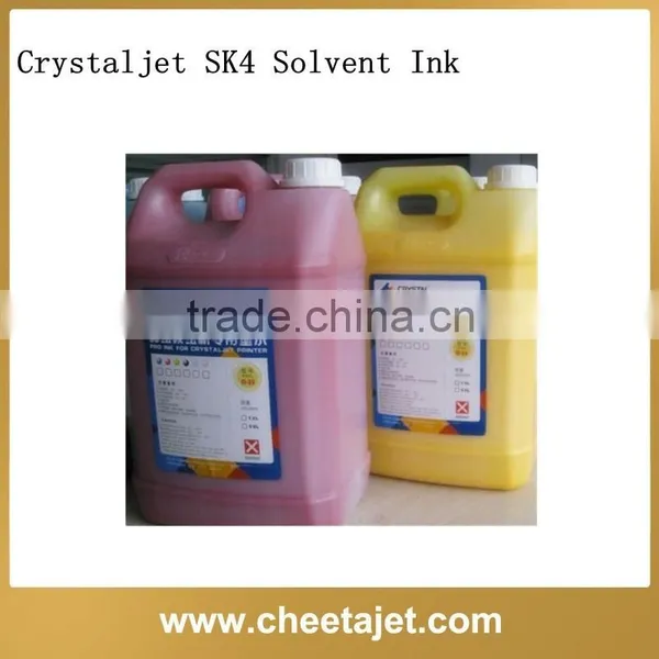 Best selling spt510 spt1020 solvent digital ink for crystaljet cj3000 cj4000 wide format printer