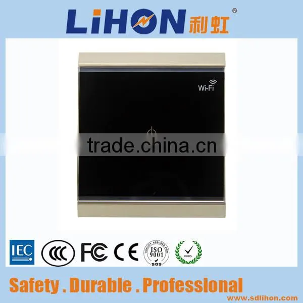 1 Gang App Remote Control Intelligent Wifi Switch With Tempered Glass photo-2