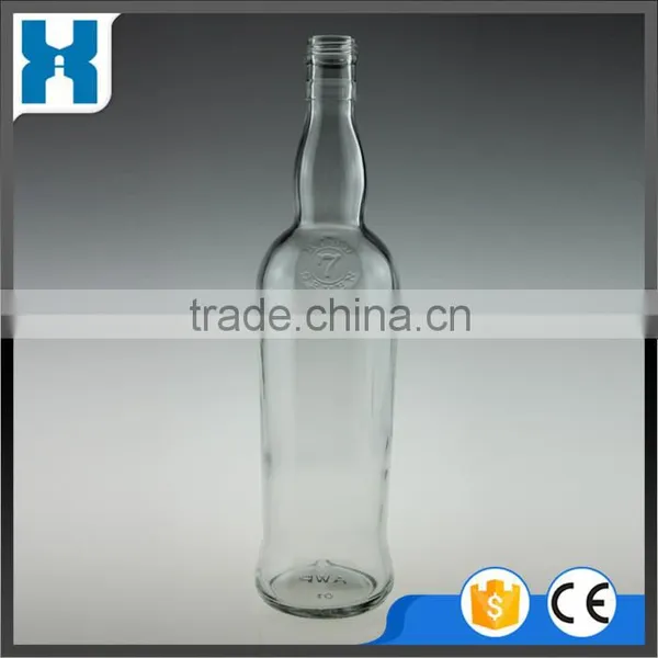 700ML EMPTY GLASS BOTTLE WHISKY BOTTLE
