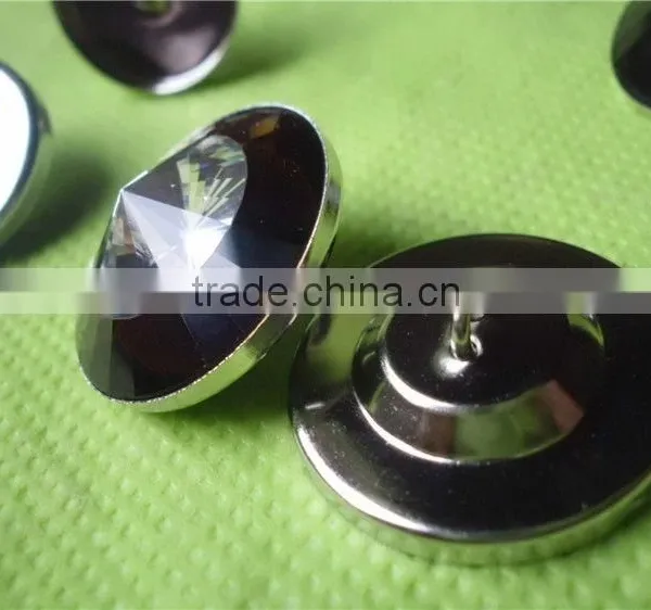Top Fashion Custom Design Crystal Rhinestone Antique Button From Manufacturer photo-2