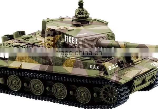 1:72 Simulation Tiger Radio Control RC Mini Tank Toy photo-2