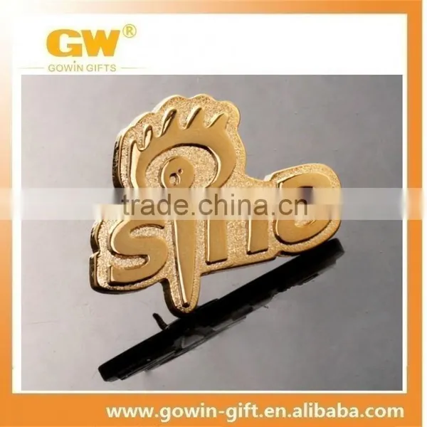 Wholesale Custom Metal Alphabet Letter Lapel Pin Badge photo-4