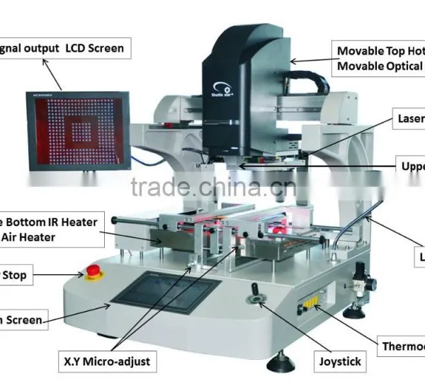 Full-auto BGA Repair Machine Shuttle Star RW-E6250 for Mobile Phone Optical Alignment Bga Rework Station photo-2