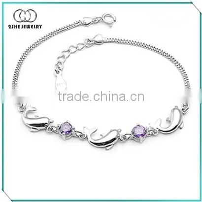 High Quality 925 Silver Charm Bracelet