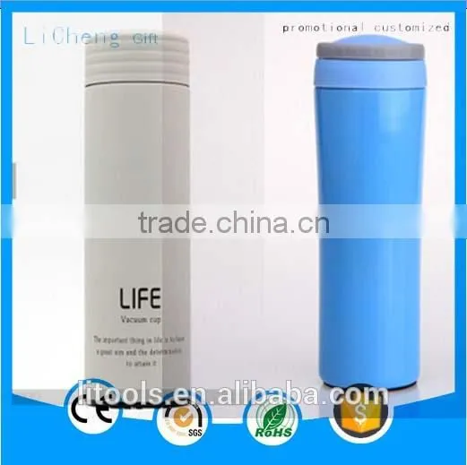 2016 Fashion High-grade Creative Plastic Vacuum Bottle Thermos Flask photo-4