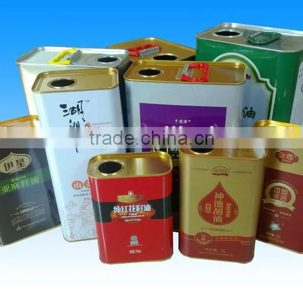 1L Camellia Oil Tin Can photo-5