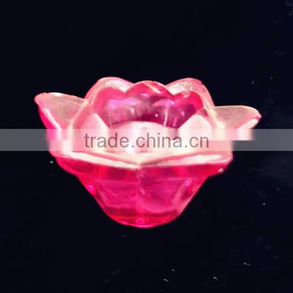 Candle Holder/unique Shaped Colored Glass Empty Wax Container Jar photo-5