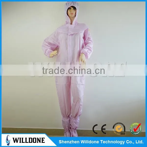 High Quality Cleanroom Uniform Esd Smock With Cap photo-5