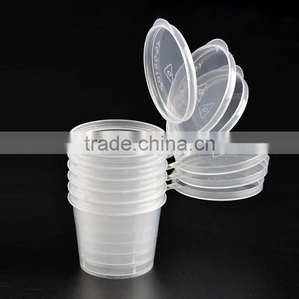 8oz Black Small Plastic Sauce Pot photo-5
