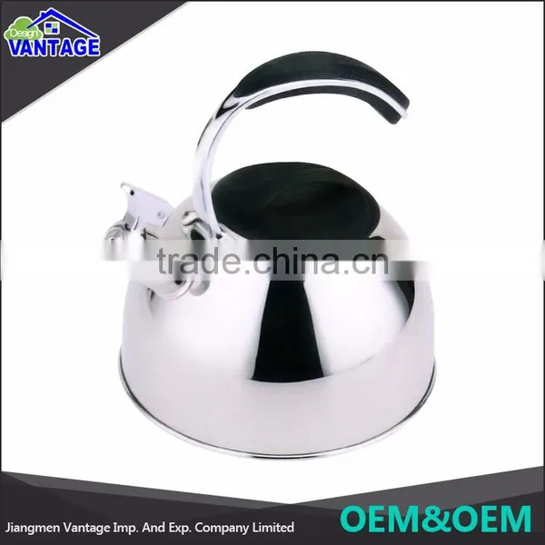 Eco-friendly Mirror Polish Whistling Stainless Steel Water Pot for Water Cooking photo-2