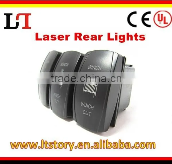 Marine Waterproof Led DPDT/SPST/ DPST/ STDP ROCKER SWITCH photo-3