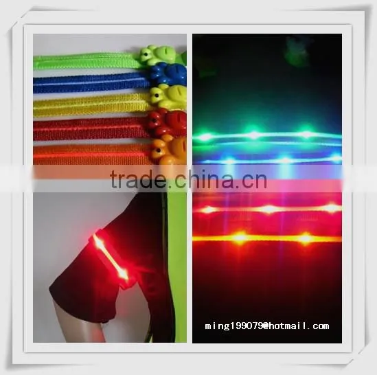 Customized Colorful LED Reflective Safety Wrist Arm Band
