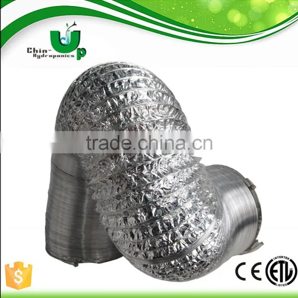 4" 6" 8" 10" 12" Aluminum Ducting/high Felxible Aluminum Dcuting for Grow Tent/Hydroponics Aluminum Ducting photo-3