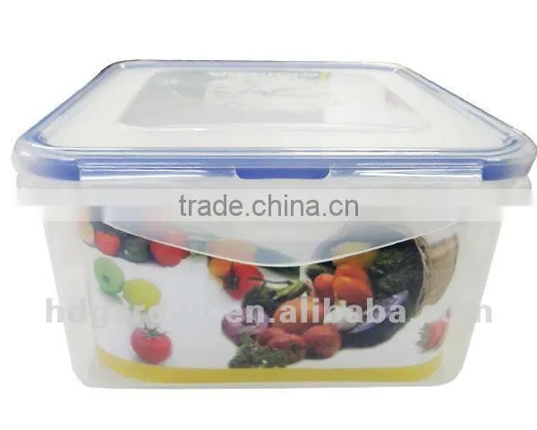 Plastic Airproof Crisper Freshness Bowl, Food Storage Box