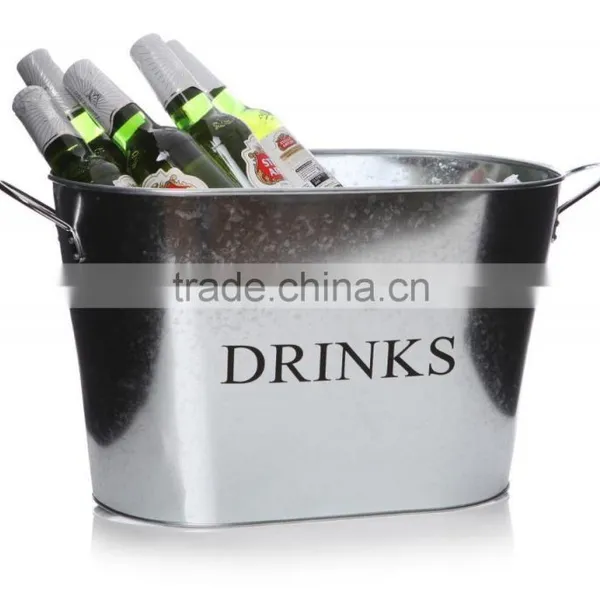 Beverage Oval Tub | Galvanized Beer Tub photo-2
