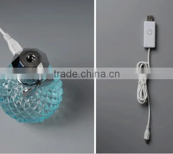 Perfume Bottle Shape Mini USB Ultrasonic Humidifier, Air Fresh Purifier photo-3