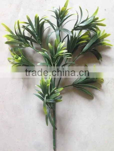 SJ2001011 Artificial Pine Leaves for Tree-like Tower/decorative Pine Branches/fake Pine Fronds photo-3