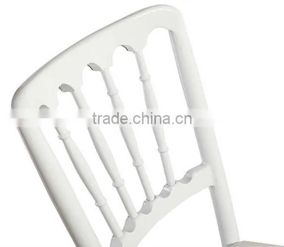 Wholesale Quality Stackable White Aluminum Napoleon Chair QL-D908 photo-5