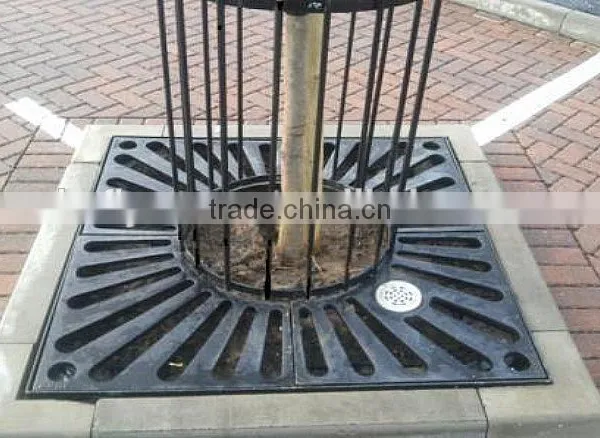 FO-9T06 Hot-selling Cast Iron Tree Perforated Strainer Tree Pool Cover photo-6
