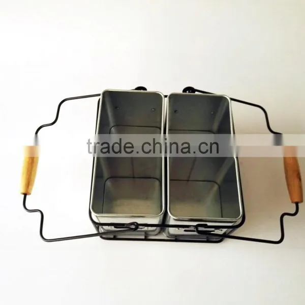 Organizer Office Desk Tidy Kids Pencils Storage Holder Metal Caddy Pen Container Basket photo-4