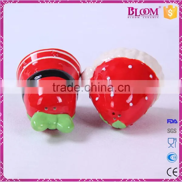 Christmas Bell Desgin Ceramic Salt Pepper Shaker photo-5