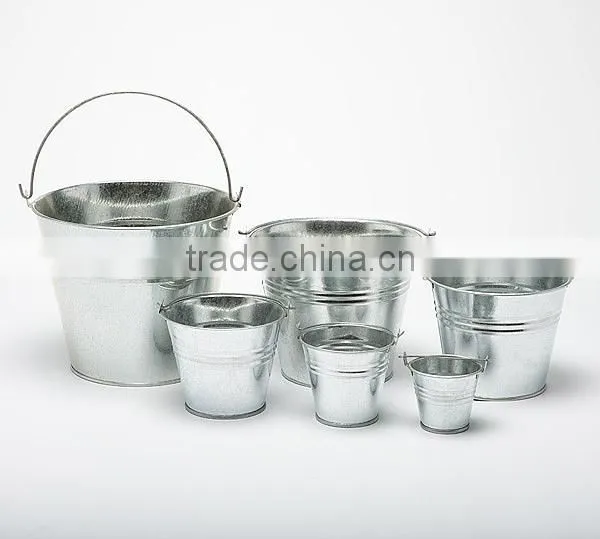 Hot Sales Metal Pail Mini Tin Bucket Halloween Candy Bucket photo-3