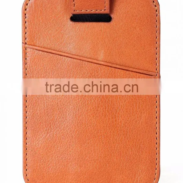 2017 RFID Blocking Premium Top Grain Leather Pull Tab Slim Card Holder Thin Minimalist Front Pocket Wallet With High Capacity photo-4