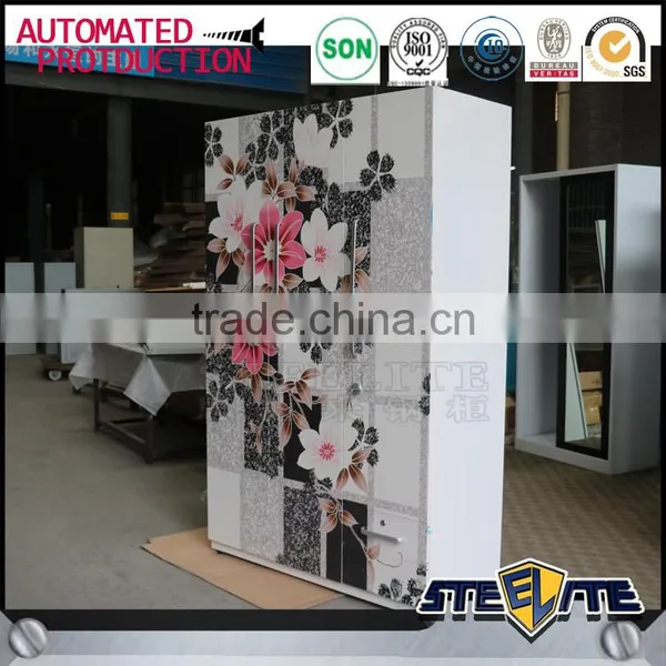 Flower Painting Almirah Iron Cupboard Godrej Almirah Designs With Price photo-2