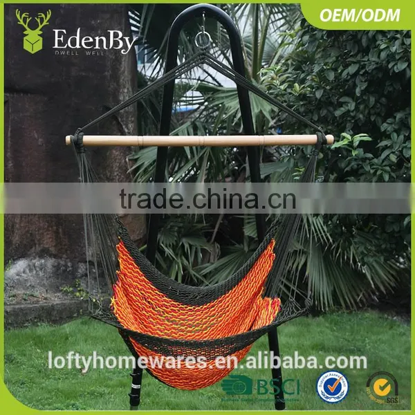 All Weather Rattan Hanging Chair With Cushion Outdoor Swing Chair Furniture photo-4