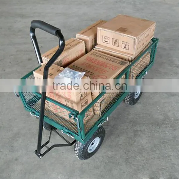 Metal Hand Pull Garden Tool Cart photo-5